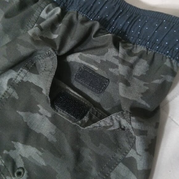 VUORI | Mens Kore Green Camo Performance Shorts Lined 7.5" Inseam Stretch 34 - Picture 8 of 11